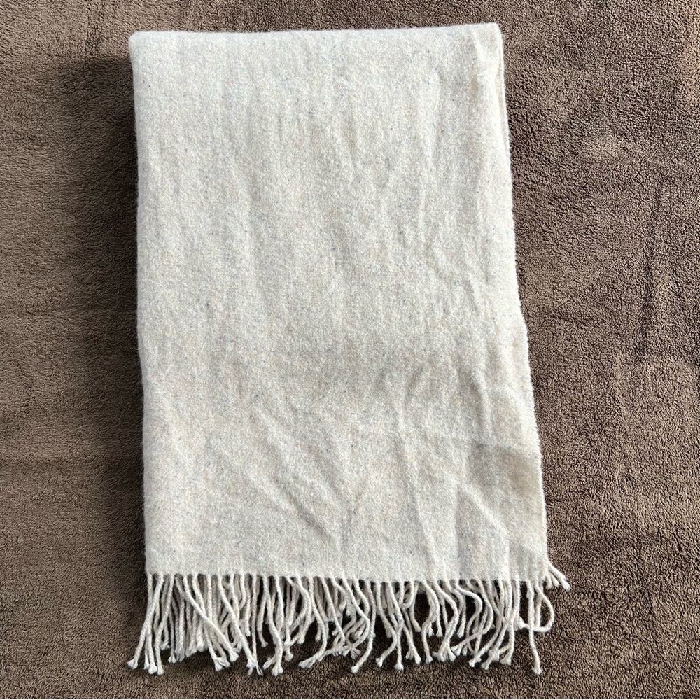 Madewell Rainbow Specked Oversized Wool Scarf